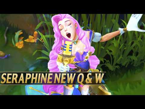 SERAPHINE NEW Q & W EFFECTS - League of Legends