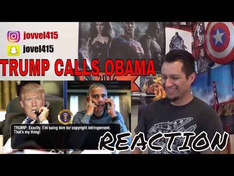 Conan- Trump Calls Obama about Syria REACTION