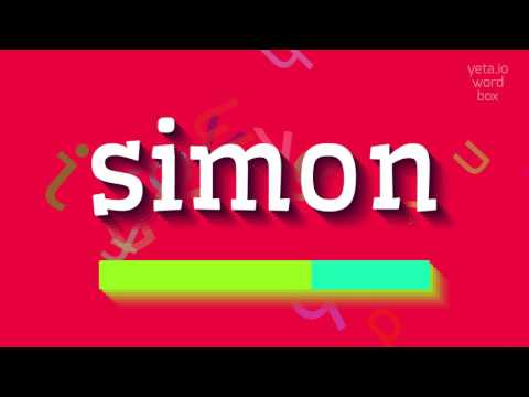How to say "simon"! (High Quality Voices)