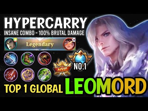 Supreme No.1 Leomord!! Best Build Leomord Top 1 Global 2022 - Mobile Legends