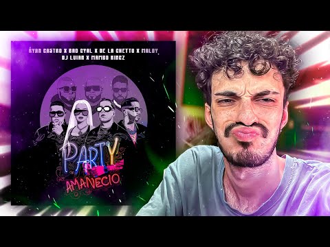 REACCIONO a Party Amanecio - Ryan Castro, Bad Gyal, De la Ghetto ft Maldy