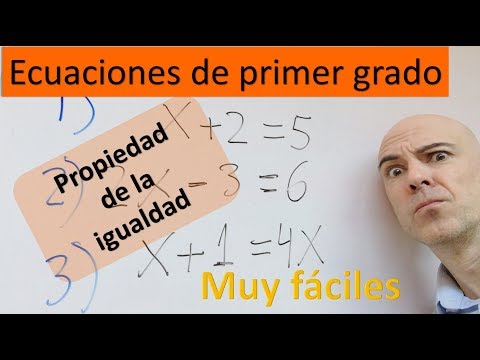 Cómo resolver ecuaciones de primer grado muy sencillas por la propiedad de la igualdad