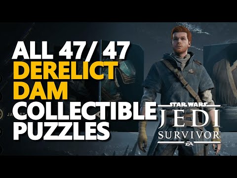 Derelict Dam Collectibles Locations Star Wars Jedi Survivor All 47/47 100% Explored