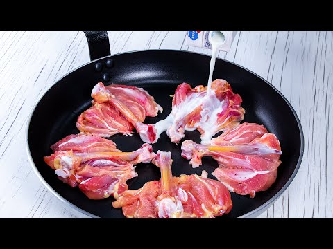 Entfernen sie nicht alle knochen aus den hühnchen! Mit milch sind sie erstaunlich