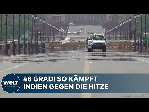Video Thumbnail: HITZEWELLE IN INDIEN: Fast 48 Grad! So kämpft Neu-Delhi gegen extremen Temperaturen