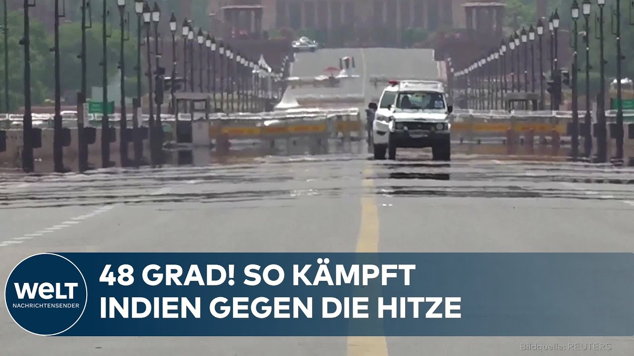 HITZEWELLE IN INDIEN: Fast 48 Grad! So kämpft Neu-Delhi gegen extremen Temperaturen