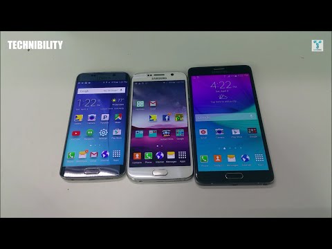 Samsung Galaxy S6 vs S6 Edge vs Note 4 - Flagship Battle