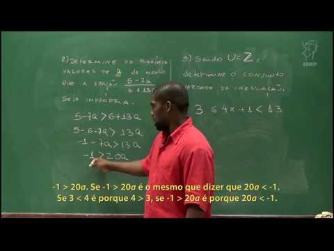 Exercícios de Inequações 1 - Aula 41 - Legendado