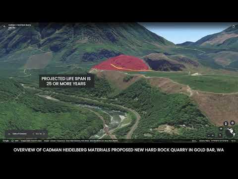 Proposed Cadman Hard Rock Quarry Gold Bar Overview