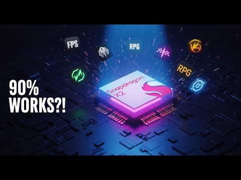 90% of PC Games Now Work on Snapdragon X2?! Huge Windows on Arm Upgrade