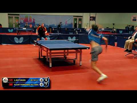 1.KATSMAN - ARTYOMENKO RUSSIAN Team Championship table tennis настольный теннис