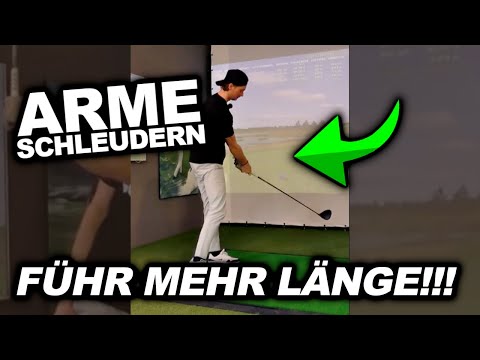 Für mehr Länge mit dem Driver MUSST du die Arme schleudern!!! #YouTube #shorts