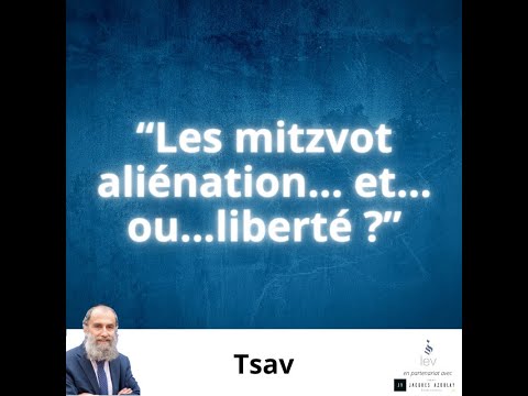 Les mitzvot aliénation...et... ou... liberté ? Rav Elie Lemmel