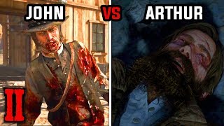 John Marston's Death vs Arthur Morgan's Death - Red Dead Redemption 1 and 2