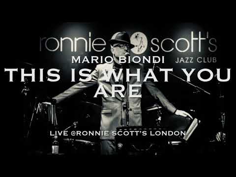 This is what you are -  Mario Biondi live @ronnie scott’s jazz club London