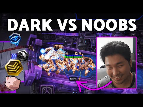 How quickly can DARK dispose of noobs? (Part 1) | Holdout Challenge - StarCraft 2