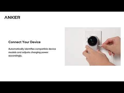Anker Nano Universal Charger (4-in-1, 100W, Smart Display) Quick Start Guide