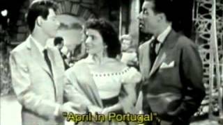 Eddy Fisher with Amalia 1953,&quot;April in Portugal&quot;,Coimbra