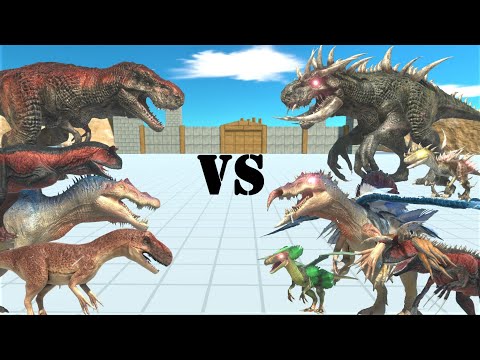 EVERY CARNIVORE DINOSAURS UNIT VS MUTANT ITSELF Animal Revolt Battle Simulator