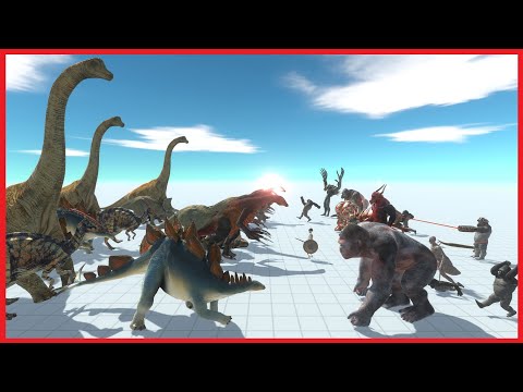 MUTANT PRIMATES & INFERNALS+OLD GORO VS 3x FACTIONS - ANIMAL REVOLT BATTLE SIMULATOR