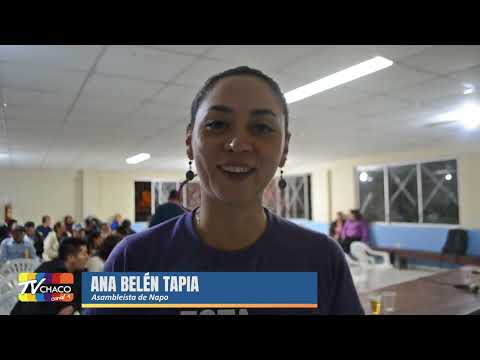 ASAMBLEÍSTA DE NAPO CUMPLIÓ AGENDA EN QUIJOS