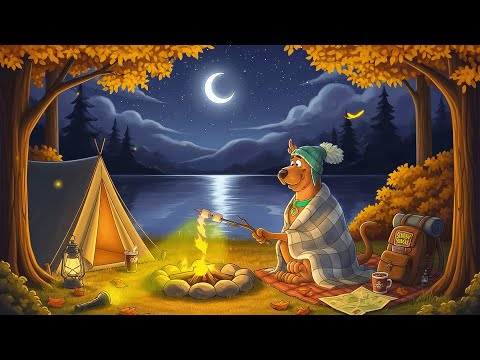 Scooby Doo’s Cozy Autumn Day – Lofi Beats & Crackling Fireplace for Relaxation and Study