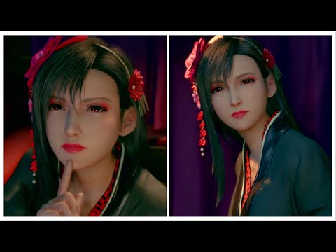 SEXY TIFA EXOTIC LOOK, GEISHA LOOK ALIKE FINAL FANTASY VII REMAKE