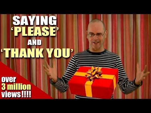 Learn English with Mr. Duncan - Lesson 3 (Please & Thank You)