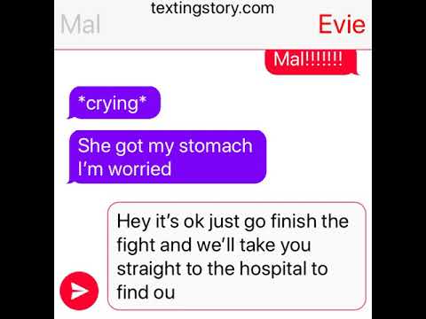 Mal fights evil Audrey