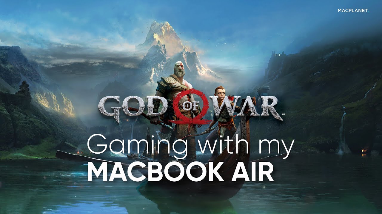 Playing God Of War on my MacBook Air