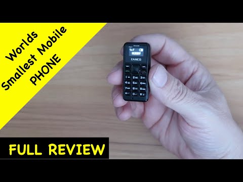 Worlds Smallest Mobile Phone The Zanco Tiny T1- Full Review and Demo
