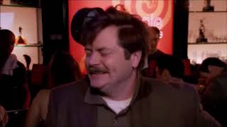 Ron Swanson dancing to the entirety of Who Dat Girl