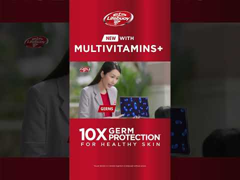 NEW Lifebuoy Multivitamins+ : 10X Germ Protection for Healthy Skin