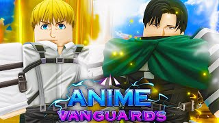 Getting Insanely Lucky On The NEW Attack On Titan Update In Anime Vanguards! (Roblox)