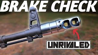The greatest AK brake EVER just got bigger Testing the new prototype 24mm UNRIVALED Brake. 