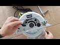 RYOBI Circular Saw How to install the blade