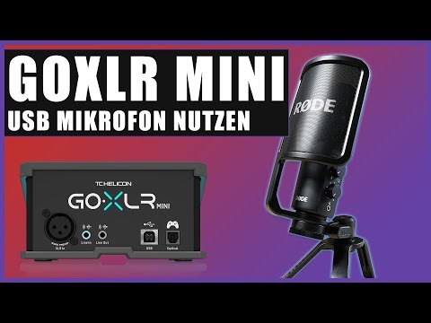 GoXLR Mini: USB-Mikrofon anschließen