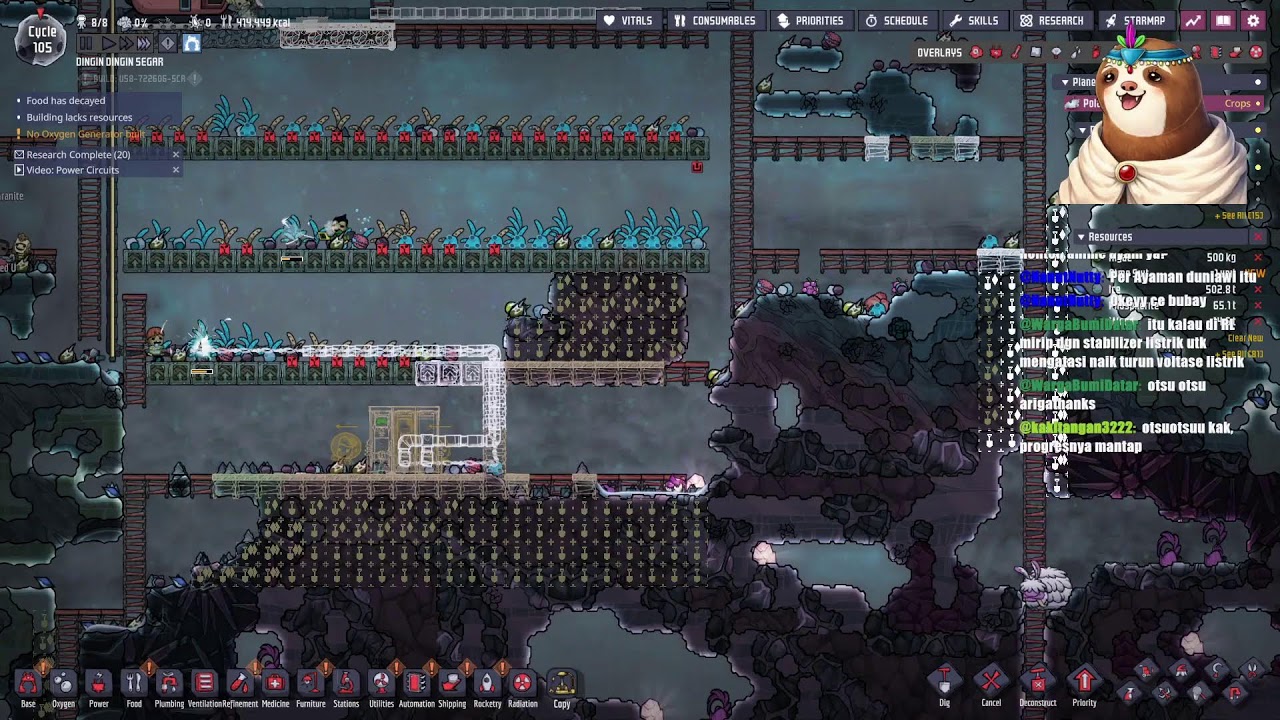 YANG DINGIN DAN SEGAR| OXYGEN NOT INCLUDED FROSTY PLANET DLC