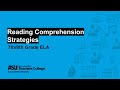 Reading Comprehension Strategies | Grade 7-8 | Sun Devil Learning Labs