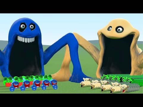 NEW ROBLOX SEA HUNGRY WORM MONSTER VS SEA HUNGRY SNAKE MONSTER in Garry's Mod