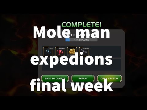 MCOC Mole man Expeditions Final week (Week 4) awesome rewards gameplay