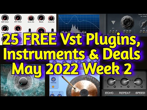 25 Best New FREE VST PLUGINS, Vst Instruments, SAMPLE PACKS & Huge Deals - MAY 2022 Week 2