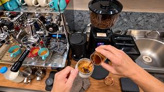 Barista POV: 5 Hours of Real Coffee Shop ASMR | American Barista in Albania