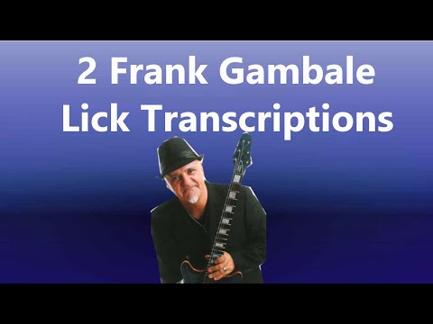 2 Frank Gambale Licks