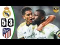 Real Madrid 5 3 Atletico Madrid Extended Highlights & All Goals🔥   #realmadrid  #antoinegriezmann