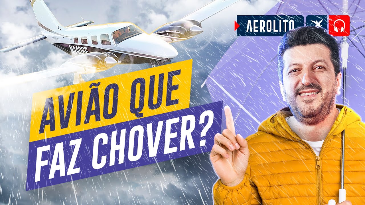 Um avião que faz chover? Como isso é possível? EP. 740