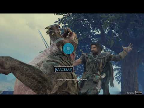 Shadow of Mordor - Caragor mission gameplay!