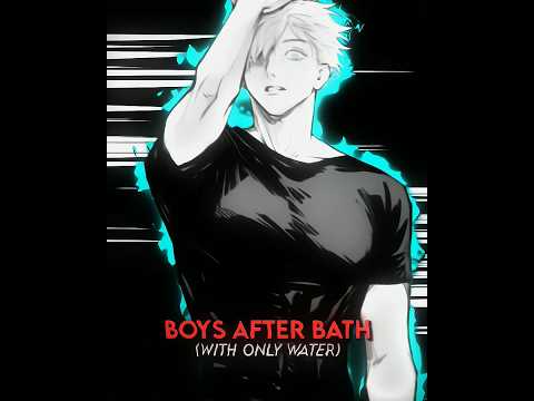 Boys After Bath Edit 🥵 #shorts #anime #viral #jujutsukaisen #edit #gojo #manga