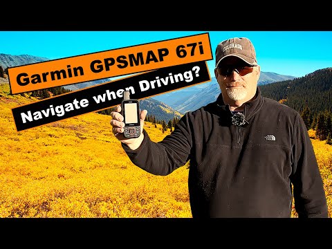 Can you Navigate with the Garmin GPSMAP 67i while Driving?