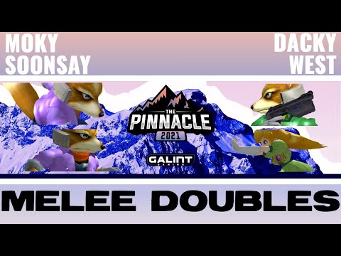 Noble | Soonsay & moist | moky (Fox/Fox) vs Dacky & West (Fox/Peach) - Pinnacle 2021 Melee Doubles T
